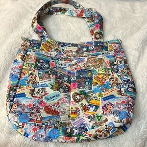 Tokidoki x JuJube Be Light Kawaii-round the World Tote